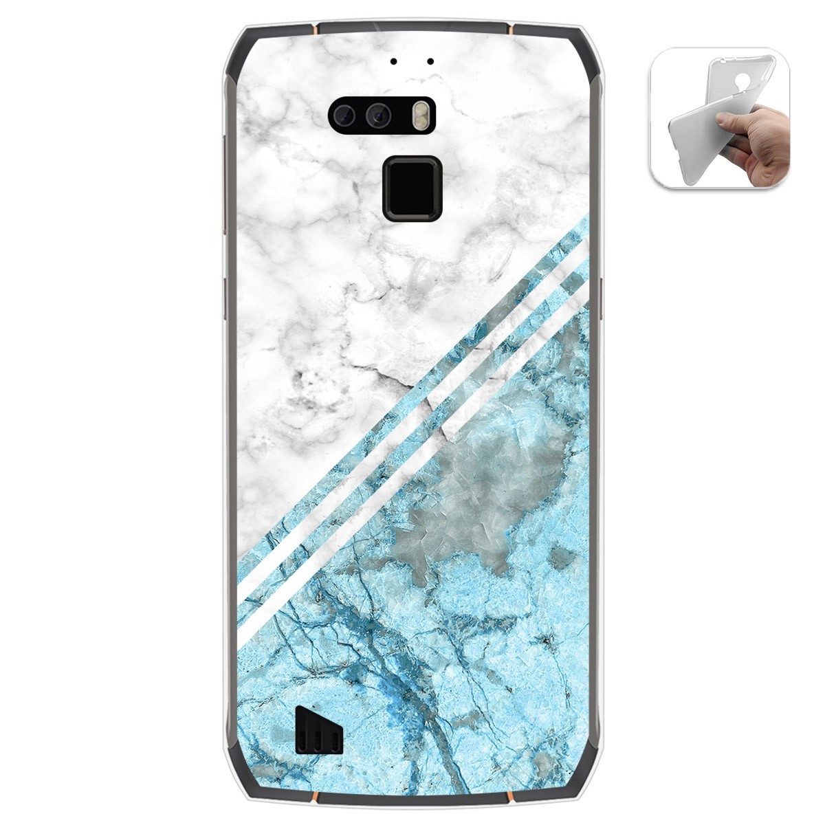 Funda Gel Tpu para Cubot King Kong 3 diseño Mármol 02 Dibujos