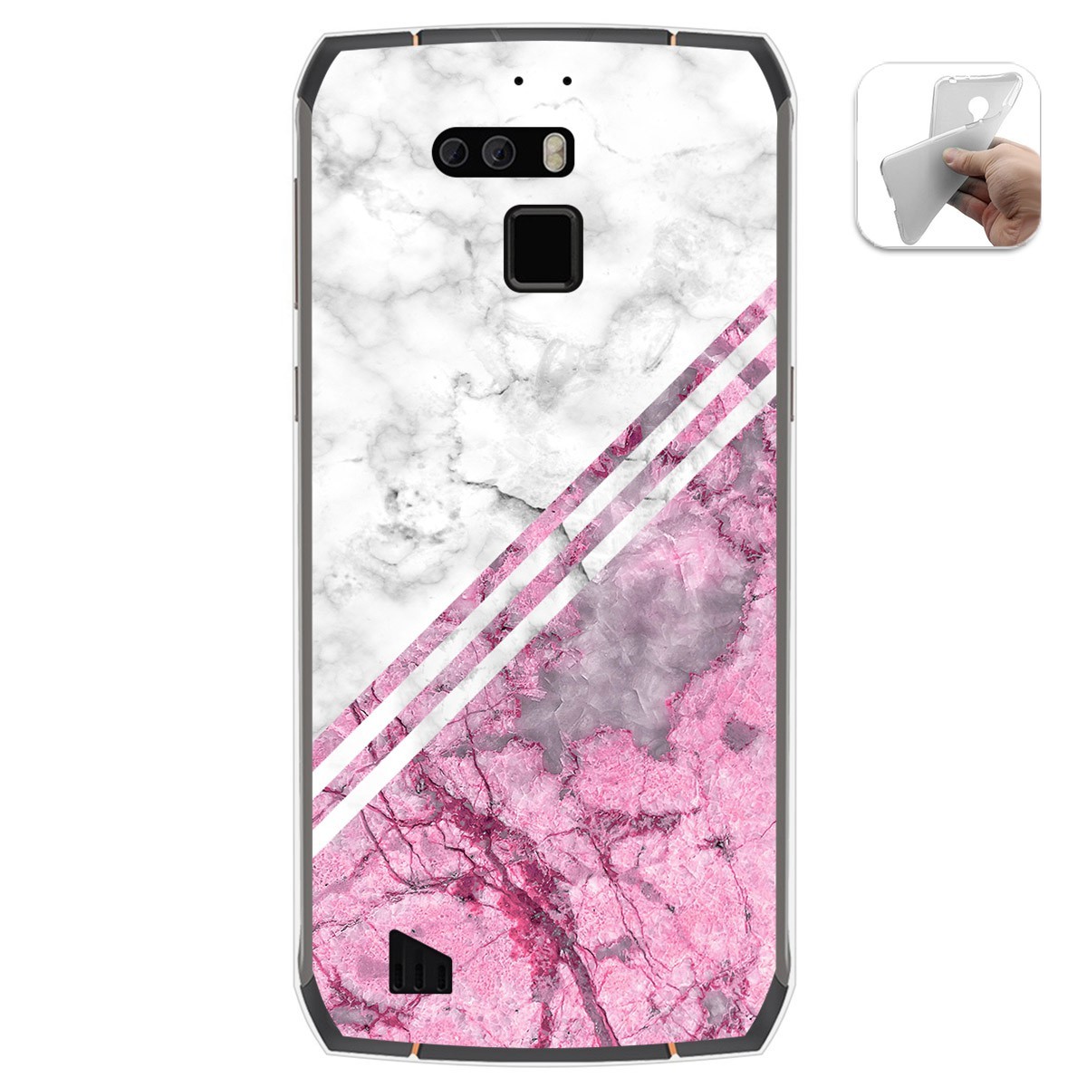 Funda Gel Tpu para Cubot King Kong 3 diseño Mármol 03 Dibujos