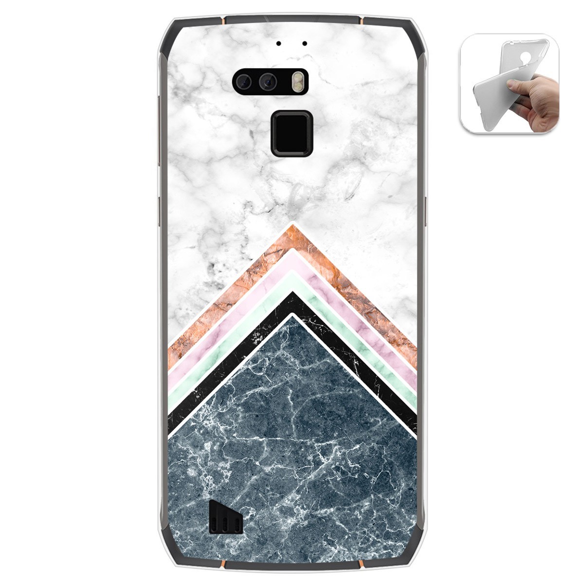 Funda Gel Tpu para Cubot King Kong 3 diseño Mármol 05 Dibujos