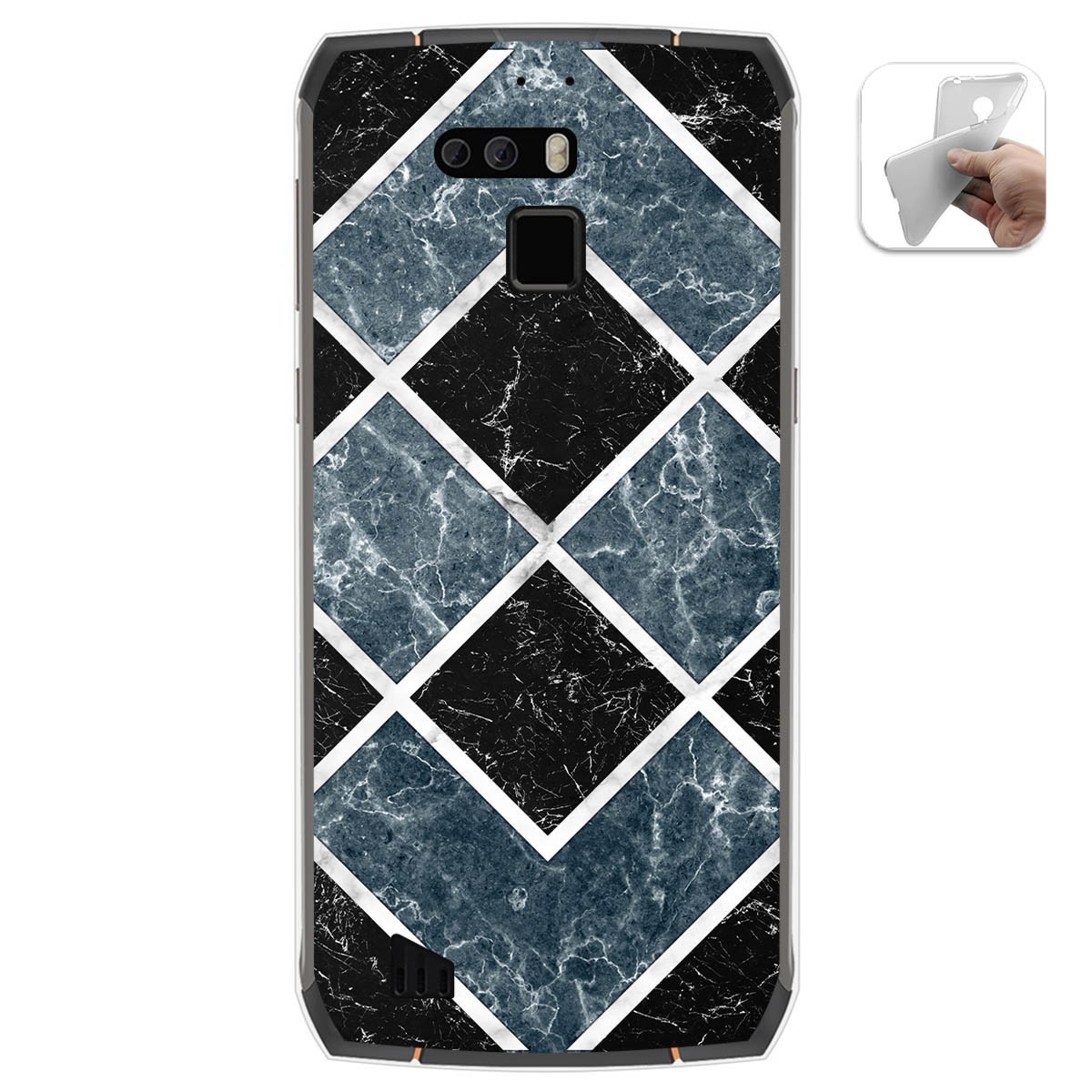 Funda Gel Tpu para Cubot King Kong 3 diseño Mármol 06 Dibujos