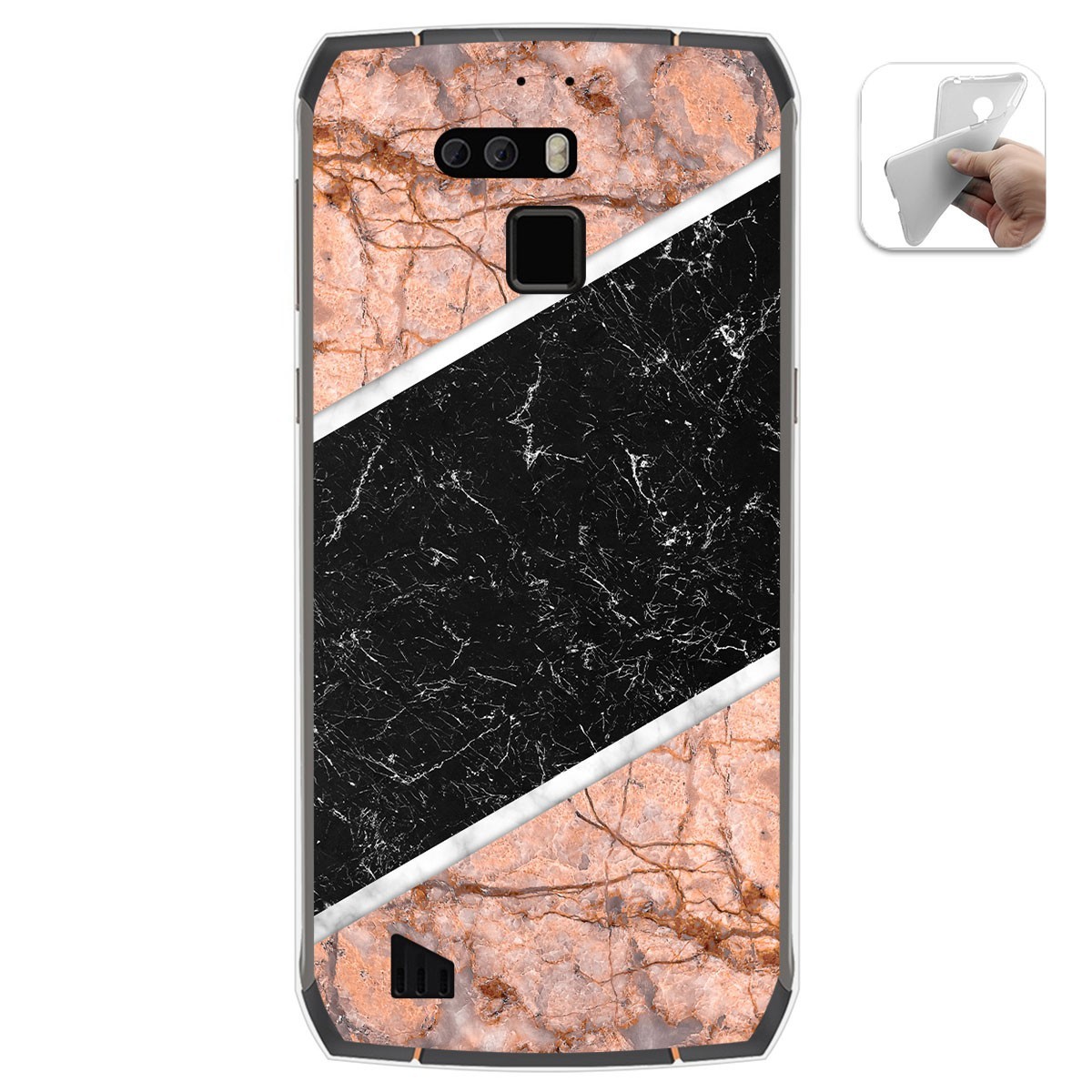 Funda Gel Tpu para Cubot King Kong 3 diseño Mármol 07 Dibujos