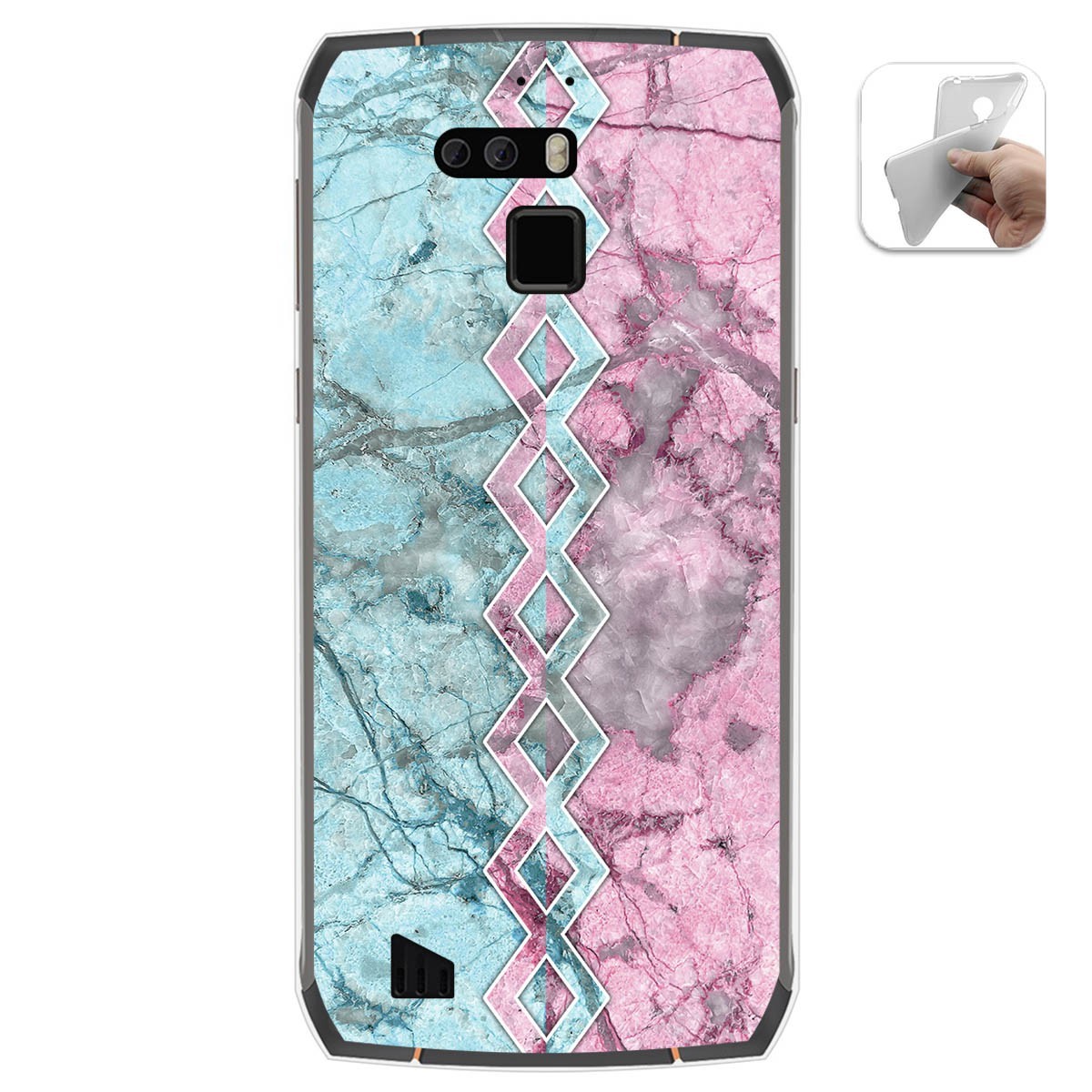 Funda Gel Tpu para Cubot King Kong 3 diseño Mármol 08 Dibujos