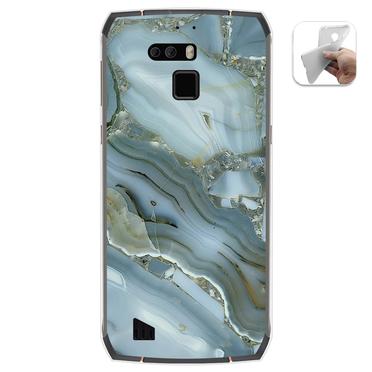 Funda Gel Tpu para Cubot King Kong 3 diseño Mármol 09 Dibujos
