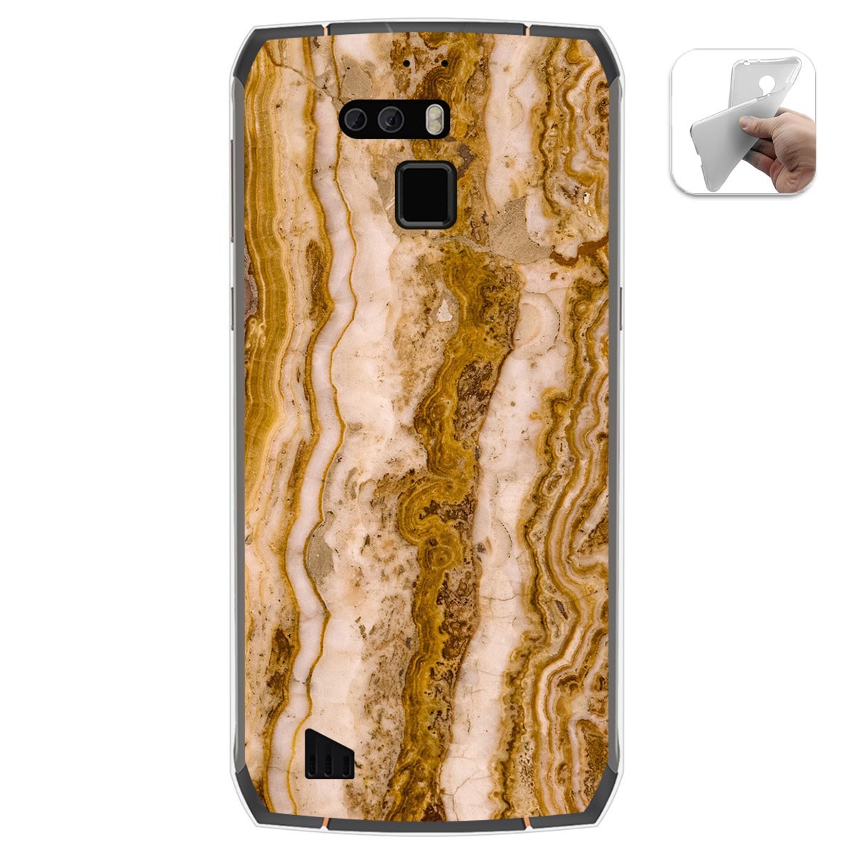 Funda Gel Tpu para Cubot King Kong 3 diseño Mármol 10 Dibujos