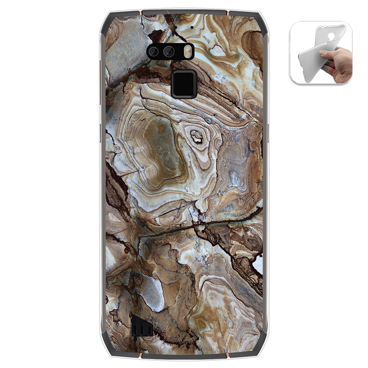 Funda Gel Tpu para Cubot King Kong 3 diseño Mármol 14 Dibujos