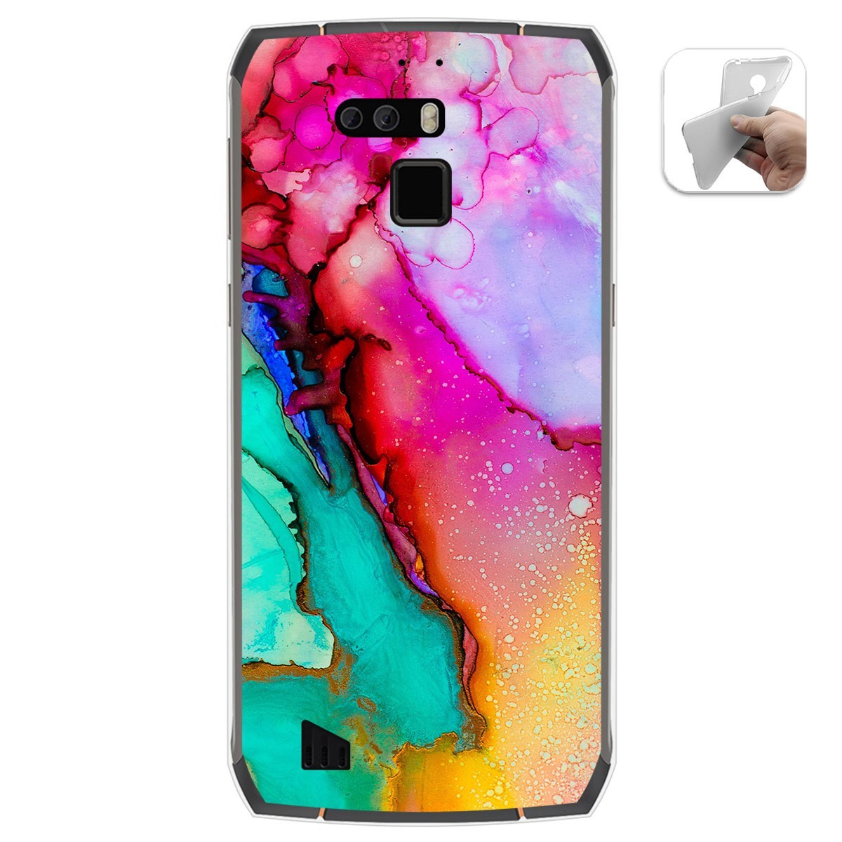 Funda Gel Tpu para Cubot King Kong 3 diseño Mármol 15 Dibujos