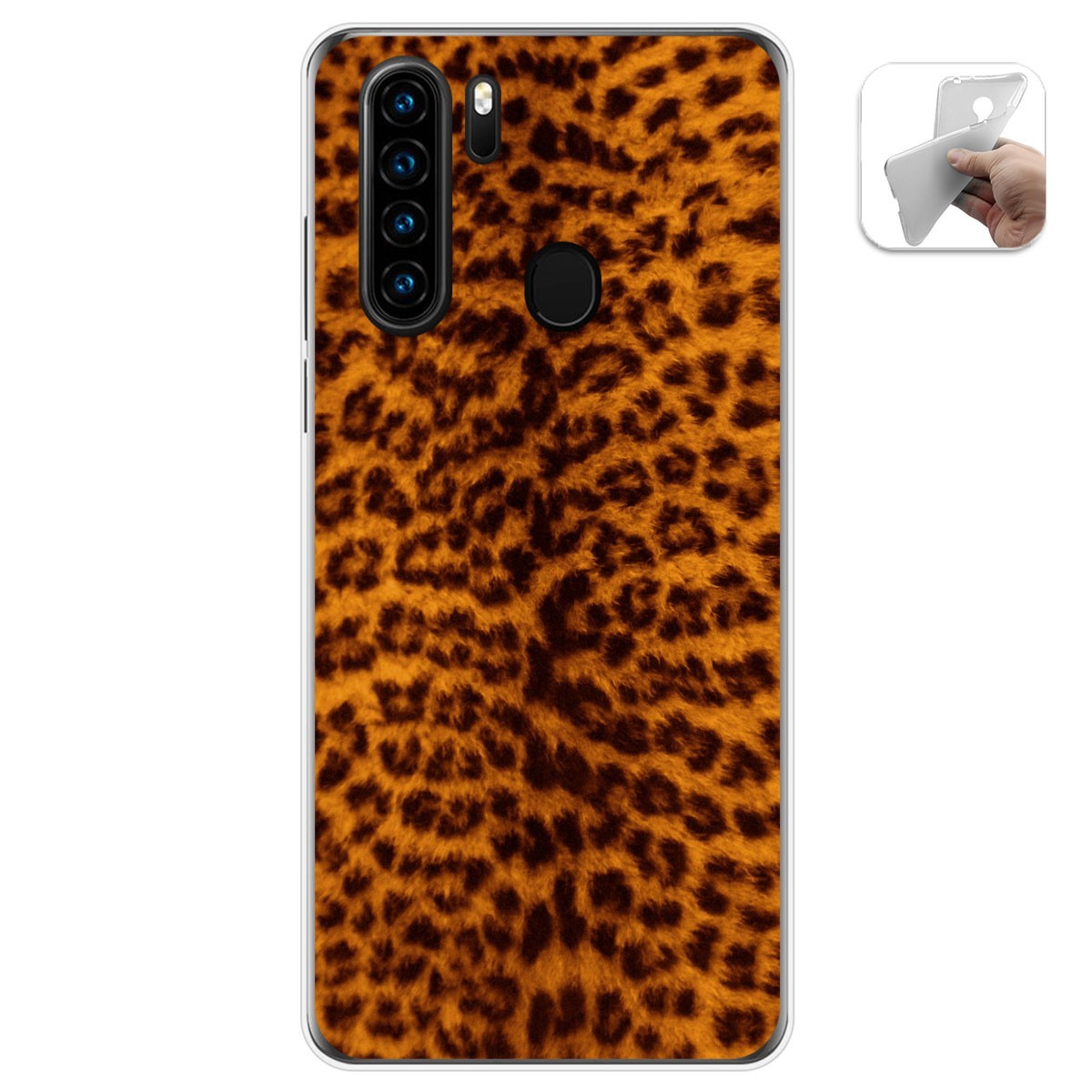 Funda Gel Tpu para Blackview A80 Pro diseño Animal 03 Dibujos