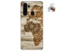 Funda Gel Tpu para Blackview A80 Pro diseño Madera 07 Dibujos