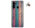 Funda Gel Tpu para Blackview A80 Pro diseño Madera 10 Dibujos