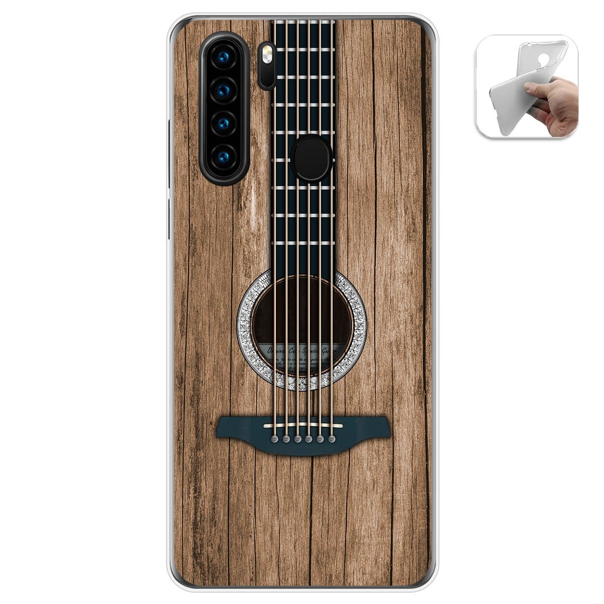 Funda Gel Tpu para Blackview A80 Pro diseño Madera 11 Dibujos