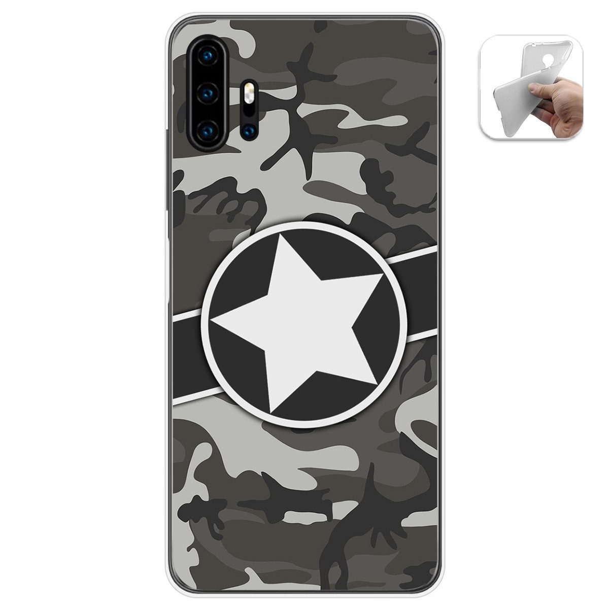 Funda Gel Tpu para Umidigi F2 diseño Camuflaje 02 Dibujos