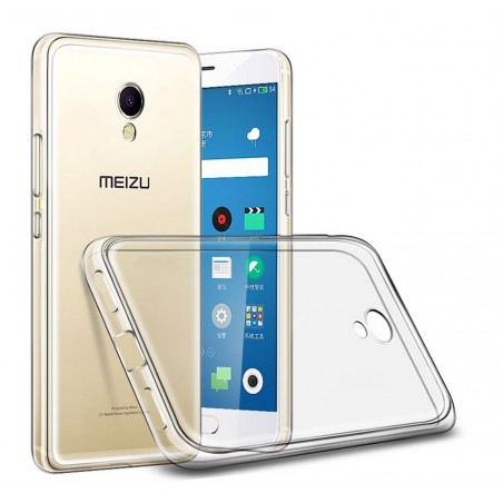 Funda Gel Tpu Fina Ultra-Thin 0,3mm Transparente para Meizu M5S