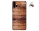 Funda Gel Tpu para Umidigi F2 diseño Madera 02 Dibujos
