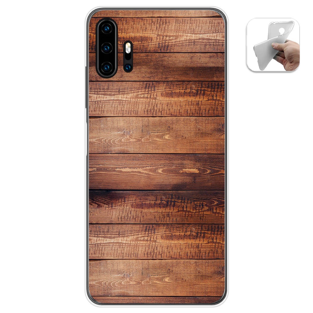 Funda Gel Tpu para Umidigi F2 diseño Madera 02 Dibujos