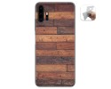 Funda Gel Tpu para Umidigi F2 diseño Madera 03 Dibujos
