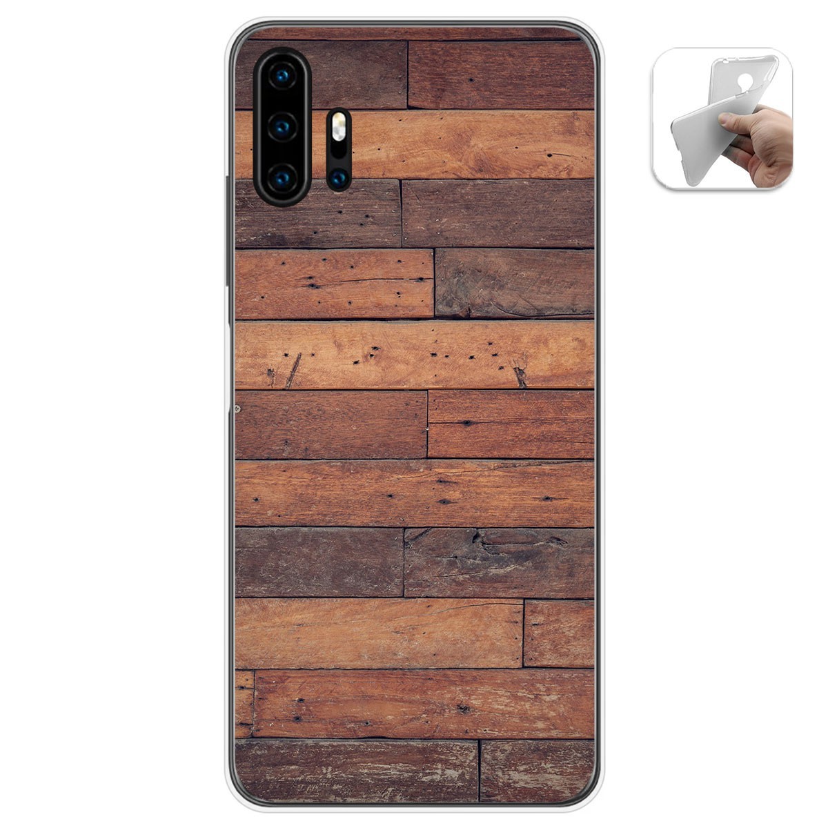 Funda Gel Tpu para Umidigi F2 diseño Madera 03 Dibujos