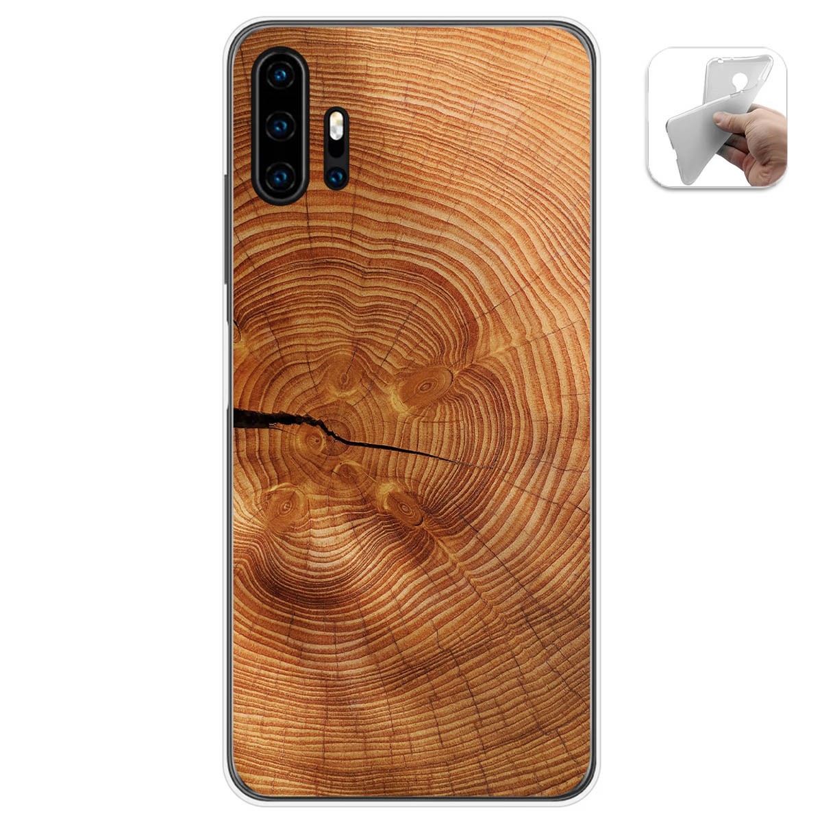 Funda Gel Tpu para Umidigi F2 diseño Madera 04 Dibujos