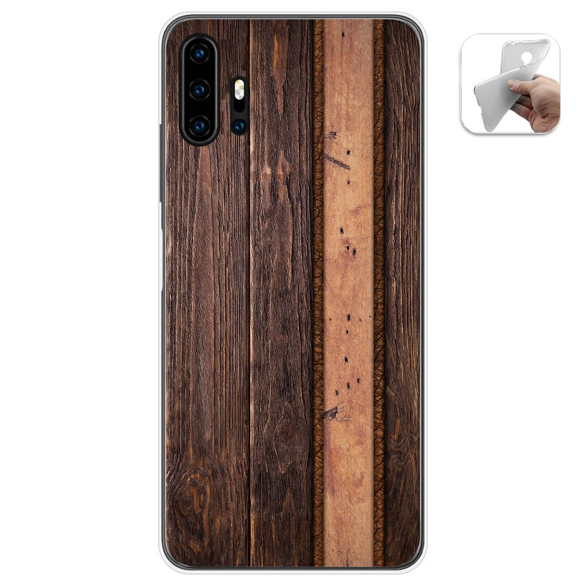 Funda Gel Tpu para Umidigi F2 diseño Madera 05 Dibujos