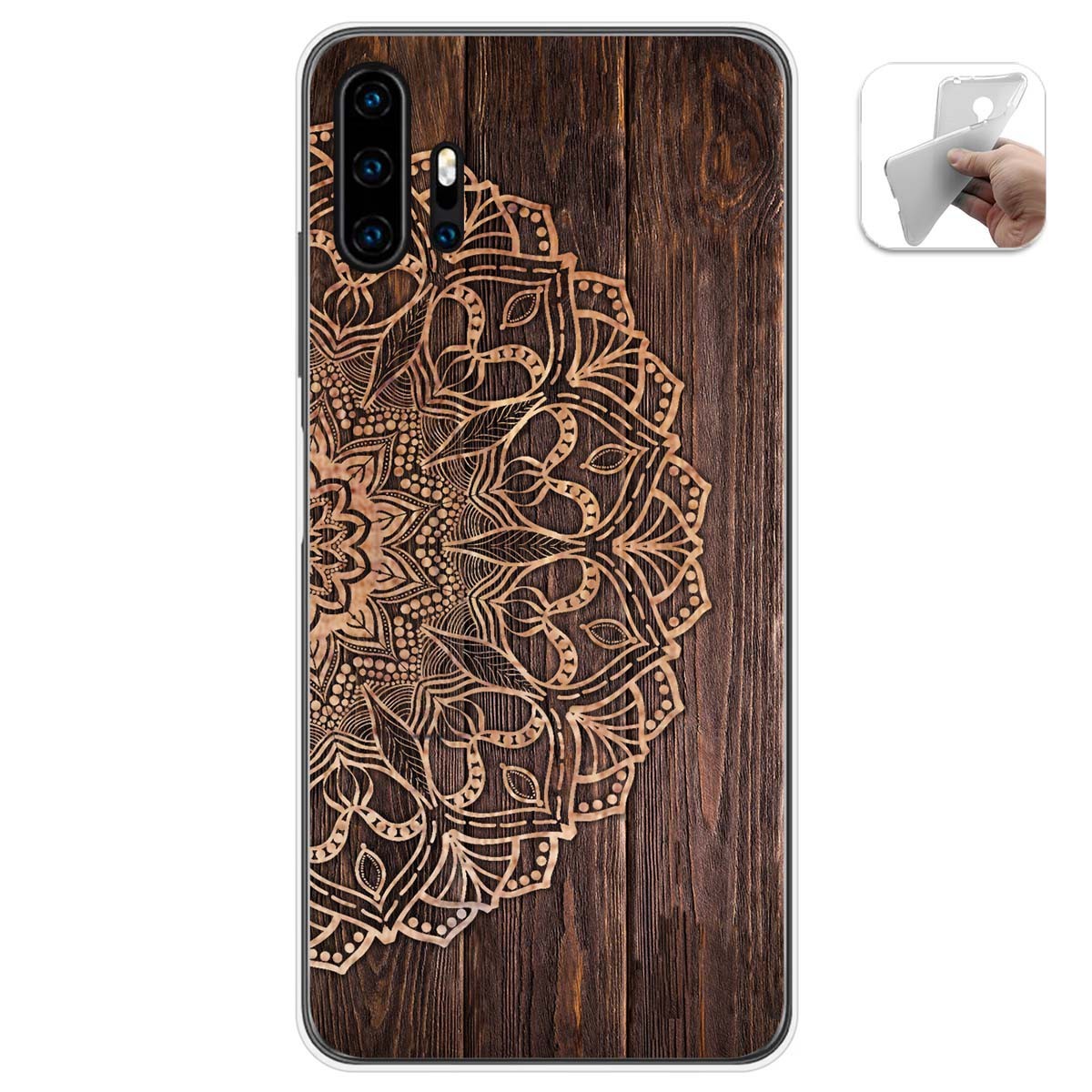 Funda Gel Tpu para Umidigi F2 diseño Madera 06 Dibujos