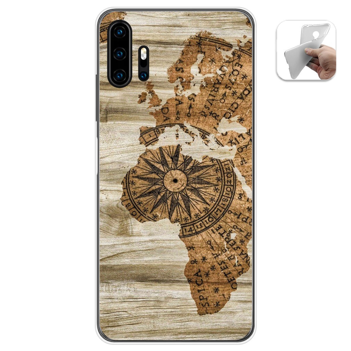Funda Gel Tpu para Umidigi F2 diseño Madera 07 Dibujos