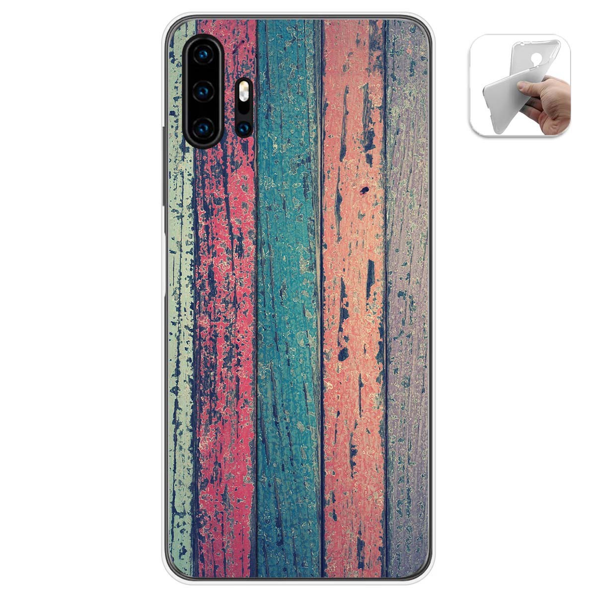 Funda Gel Tpu para Umidigi F2 diseño Madera 10 Dibujos