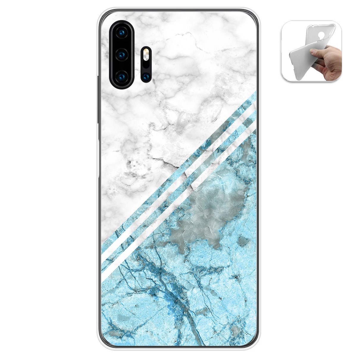 Funda Gel Tpu para Umidigi F2 diseño Mármol 02 Dibujos