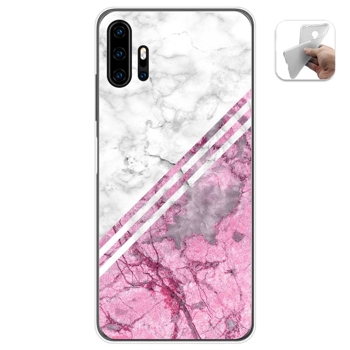 Funda Gel Tpu para Umidigi F2 diseño Mármol 03 Dibujos