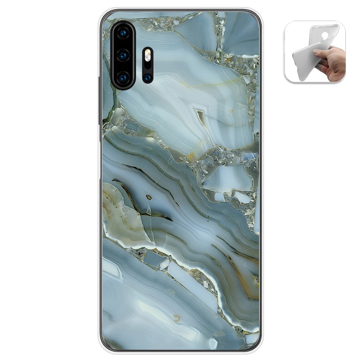 Funda Gel Tpu para Umidigi F2 diseño Mármol 09 Dibujos
