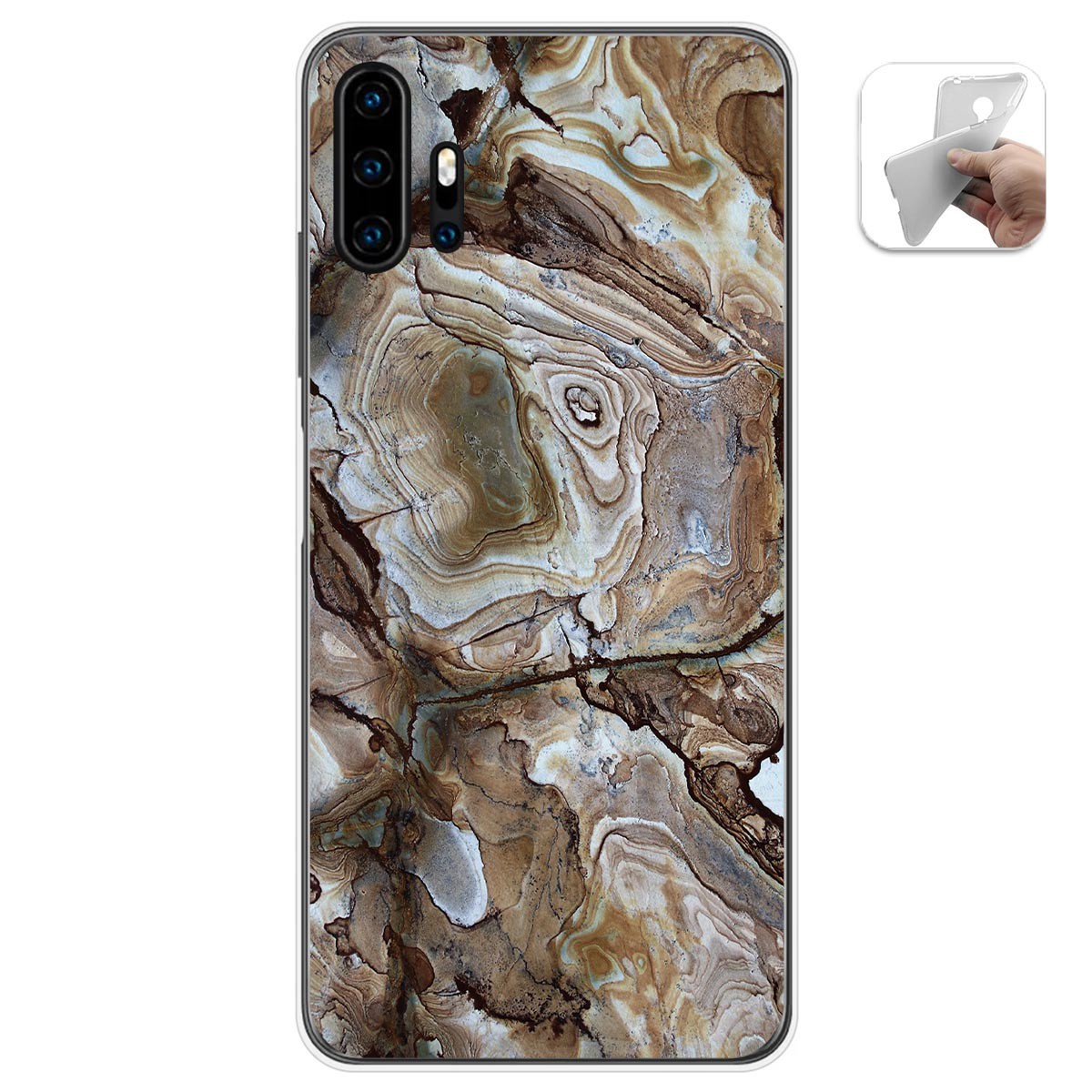 Funda Gel Tpu para Umidigi F2 diseño Mármol 14 Dibujos