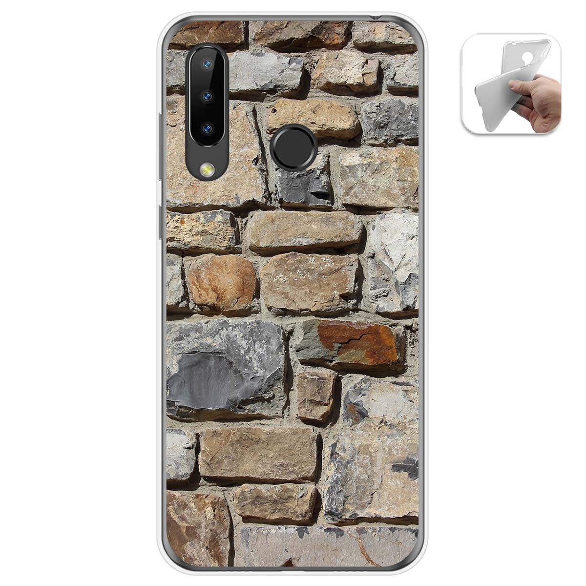 Funda Gel Tpu para Doogee N20 diseño Ladrillo 03 Dibujos
