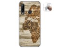 Funda Gel Tpu para Doogee N20 diseño Madera 07 Dibujos