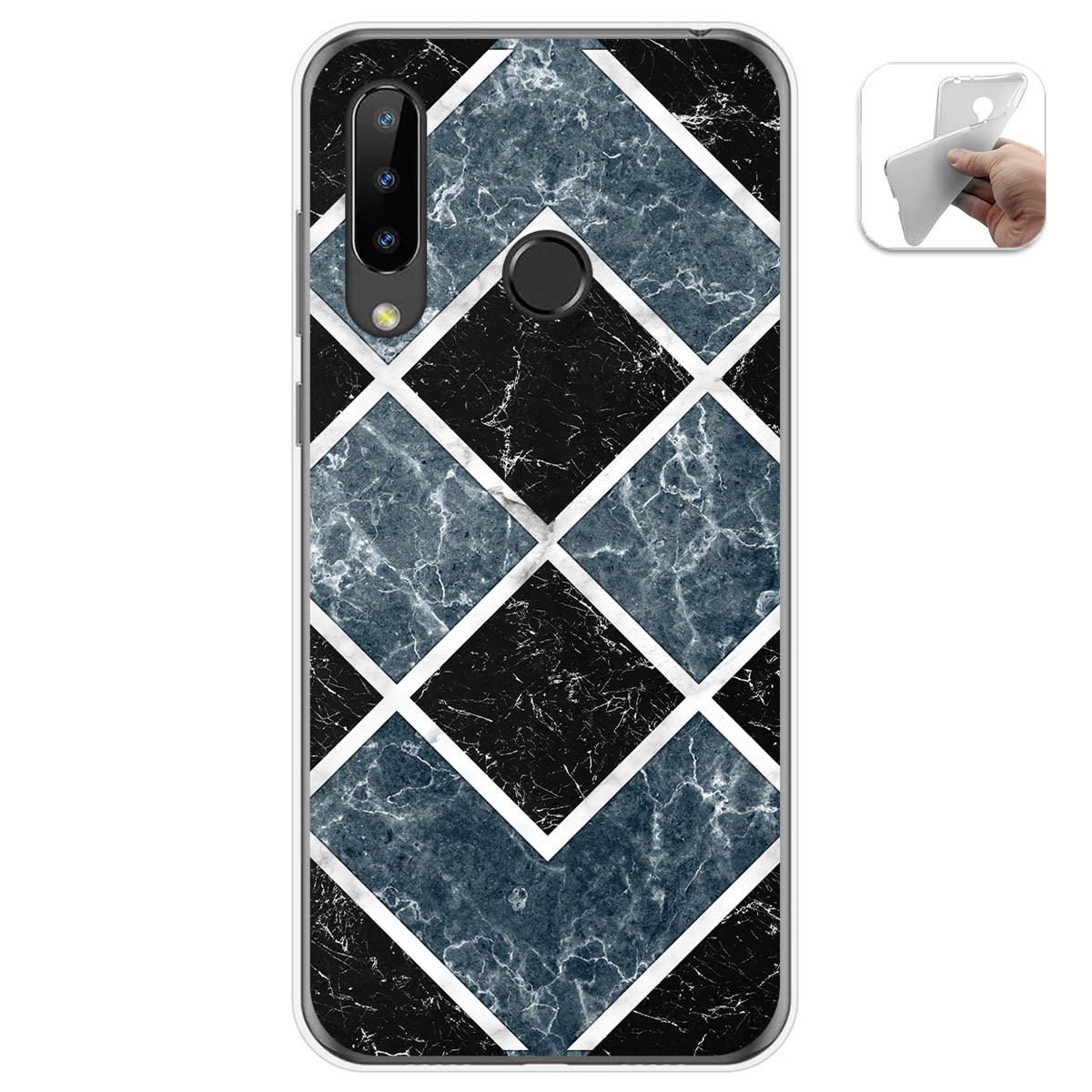 Funda Gel Tpu para Doogee N20 diseño Mármol 06 Dibujos