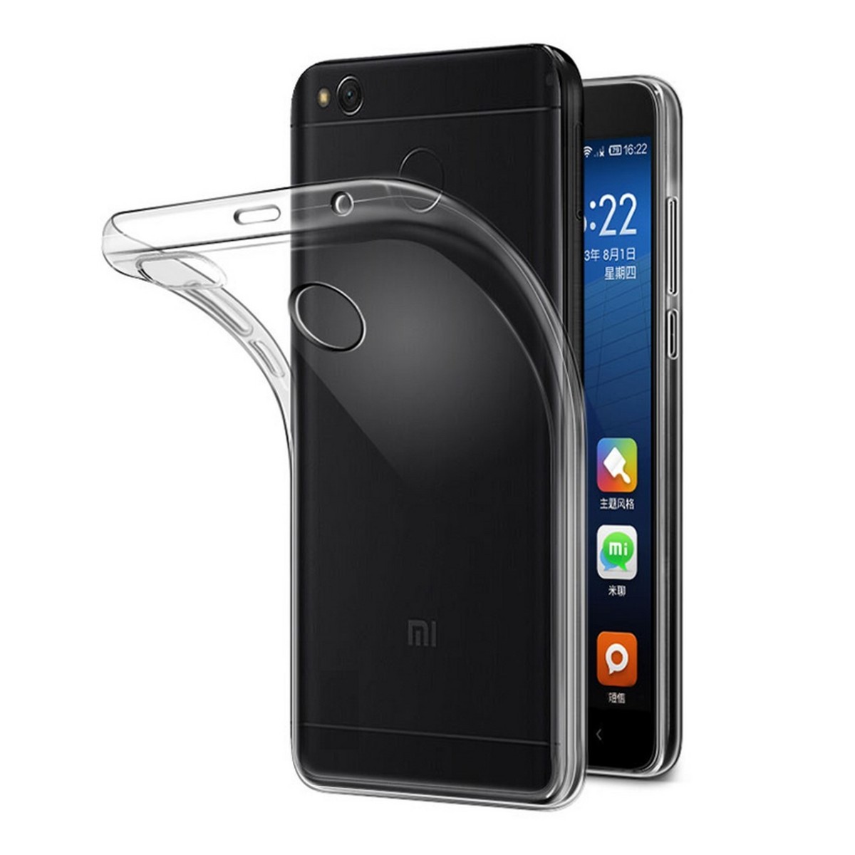 Funda Gel Tpu Fina Ultra-Thin 0,3mm Transparente para Xiaomi Redmi 4X