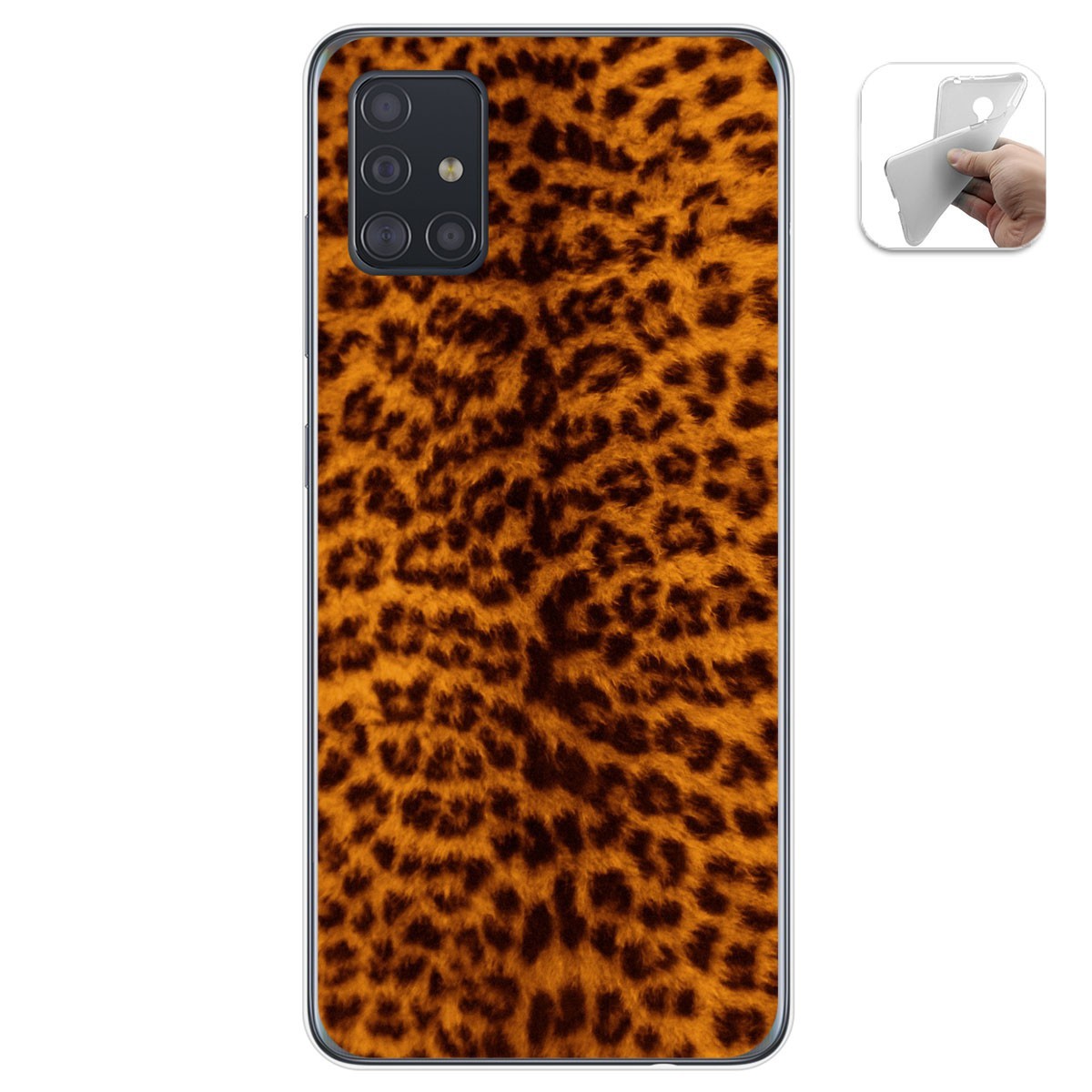 Funda Gel Tpu para Samsung Galaxy A51 diseño Animal 03 Dibujos