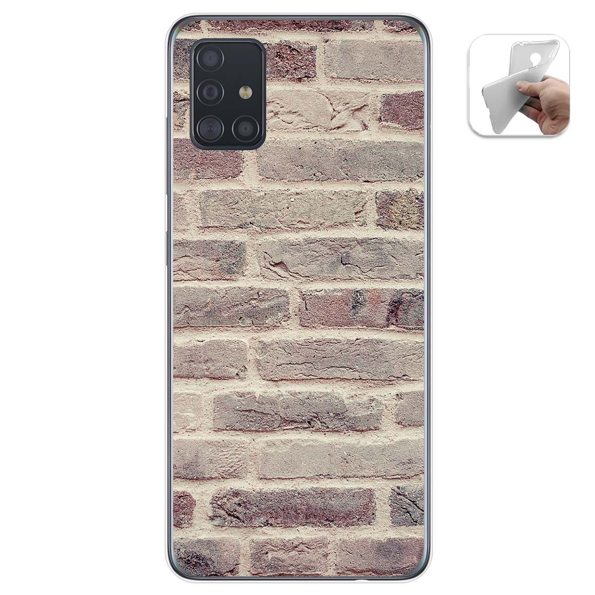 Funda Gel Tpu para Samsung Galaxy A51 diseño Ladrillo 01 Dibujos