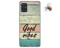 Funda Gel Tpu para Samsung Galaxy A51 diseño Madera 01 Dibujos
