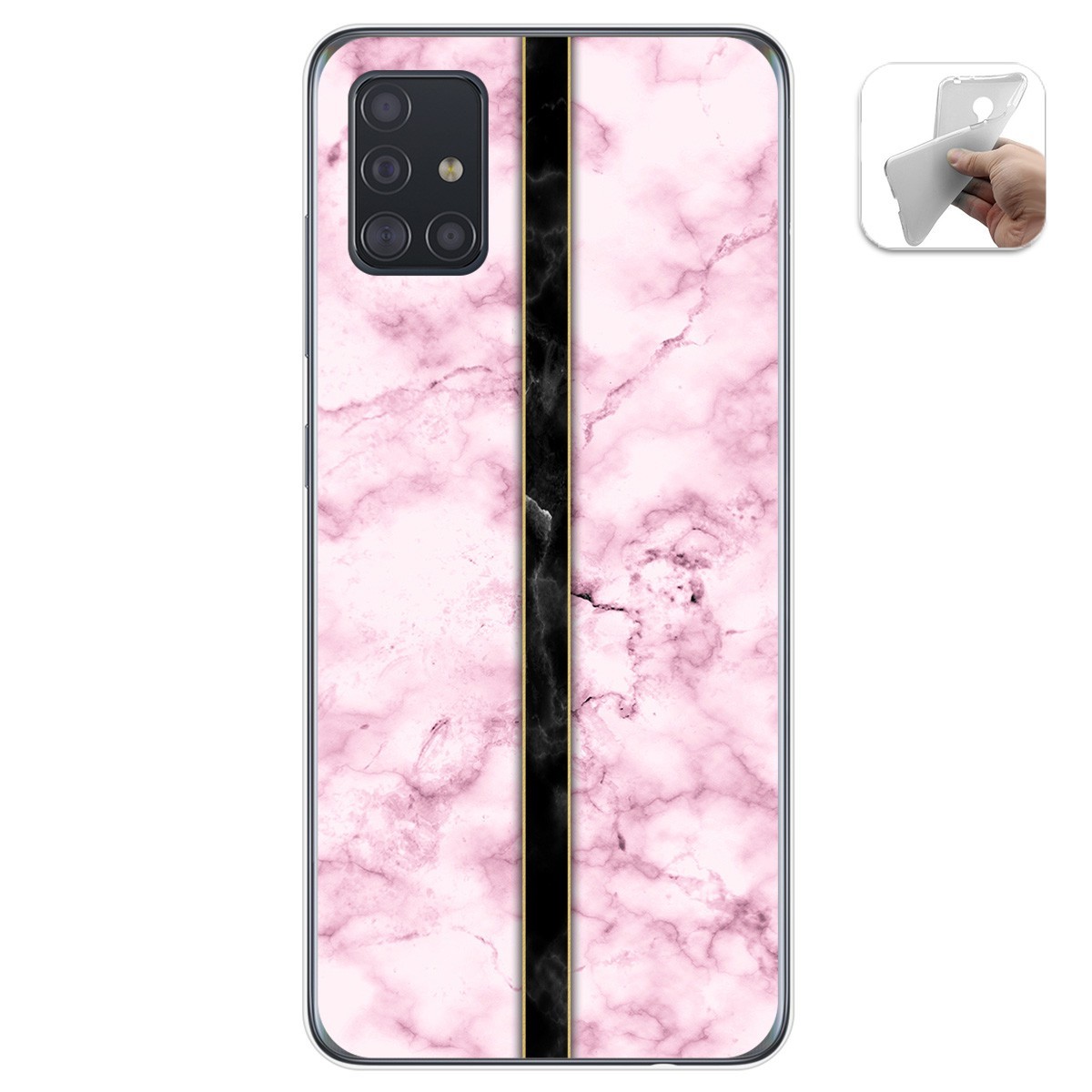 Funda Gel Tpu para Samsung Galaxy A51 diseño Mármol 04 Dibujos