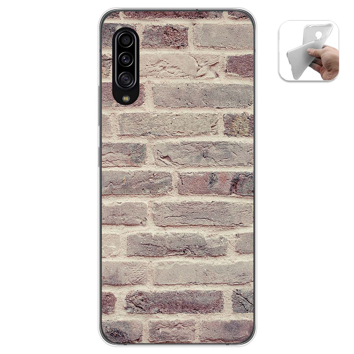 Funda Gel Tpu para Samsung Galaxy A90 5G diseño Ladrillo 01 Dibujos