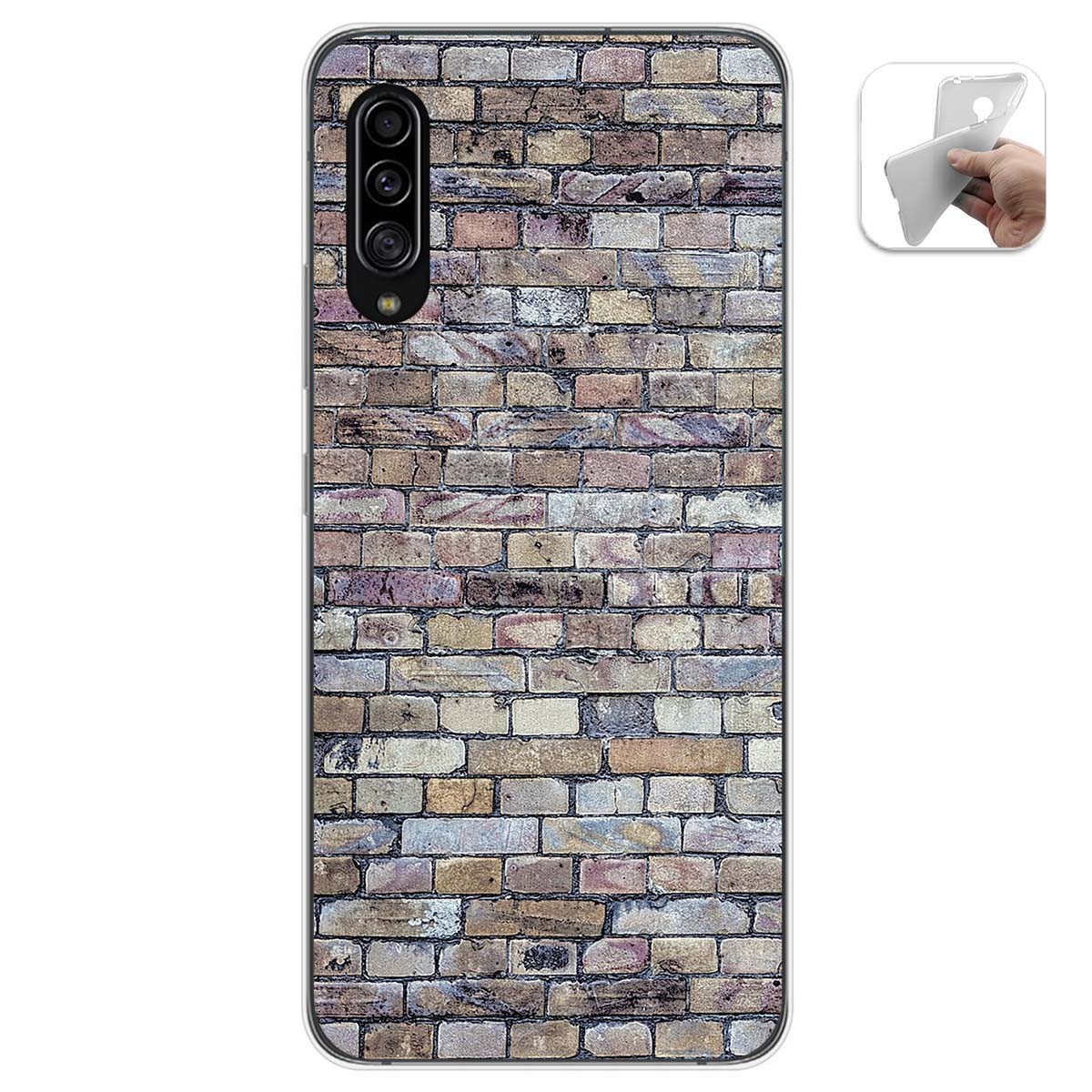 Funda Gel Tpu para Samsung Galaxy A90 5G diseño Ladrillo 02 Dibujos