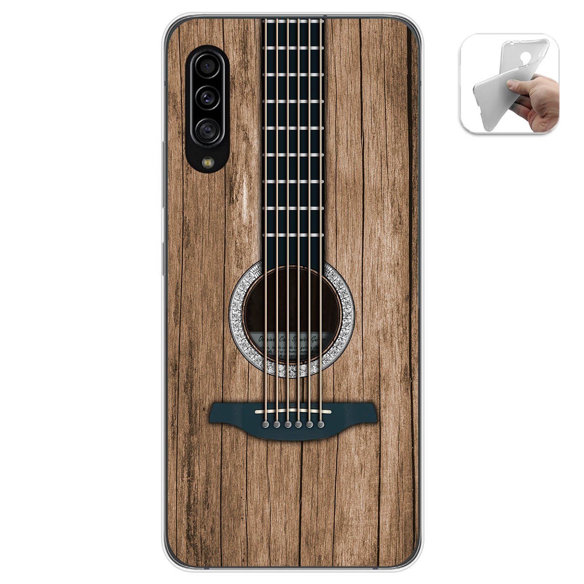 Funda Gel Tpu para Samsung Galaxy A90 5G diseño Madera 11 Dibujos