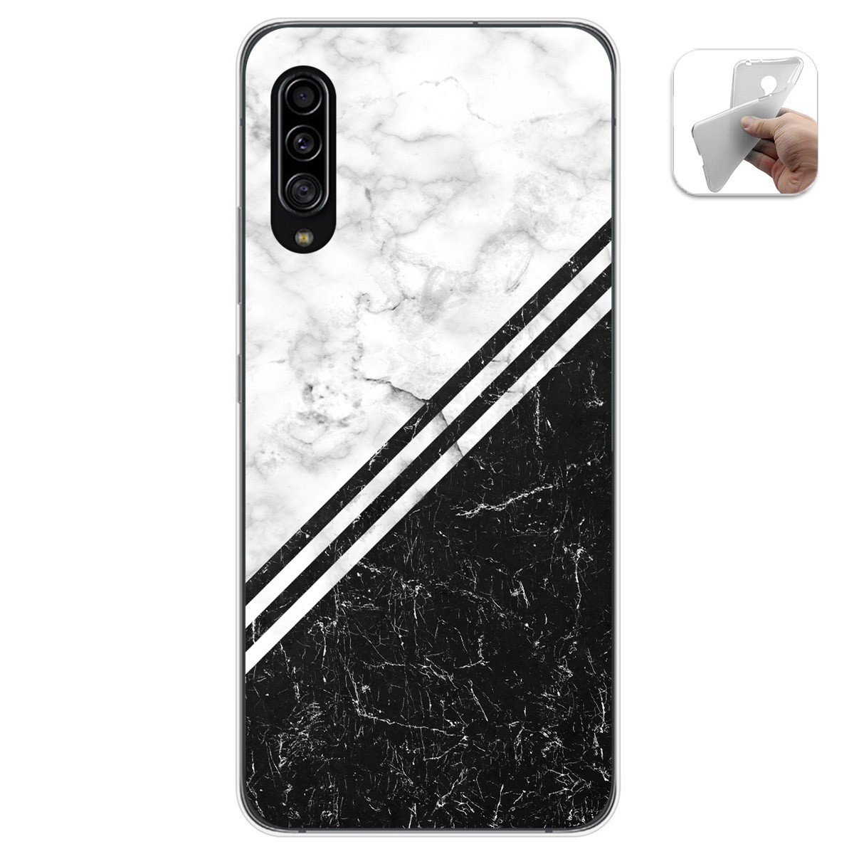 Funda Gel Tpu para Samsung Galaxy A90 5G diseño Mármol 01 Dibujos