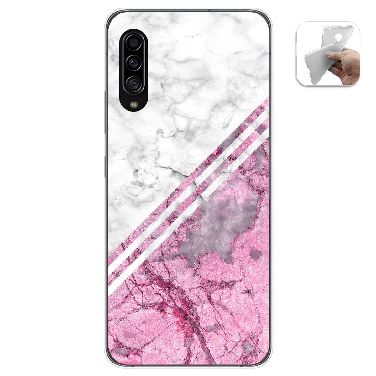Funda Gel Tpu para Samsung Galaxy A90 5G diseño Mármol 03 Dibujos