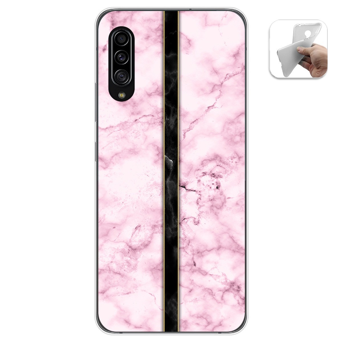 Funda Gel Tpu para Samsung Galaxy A90 5G diseño Mármol 04 Dibujos