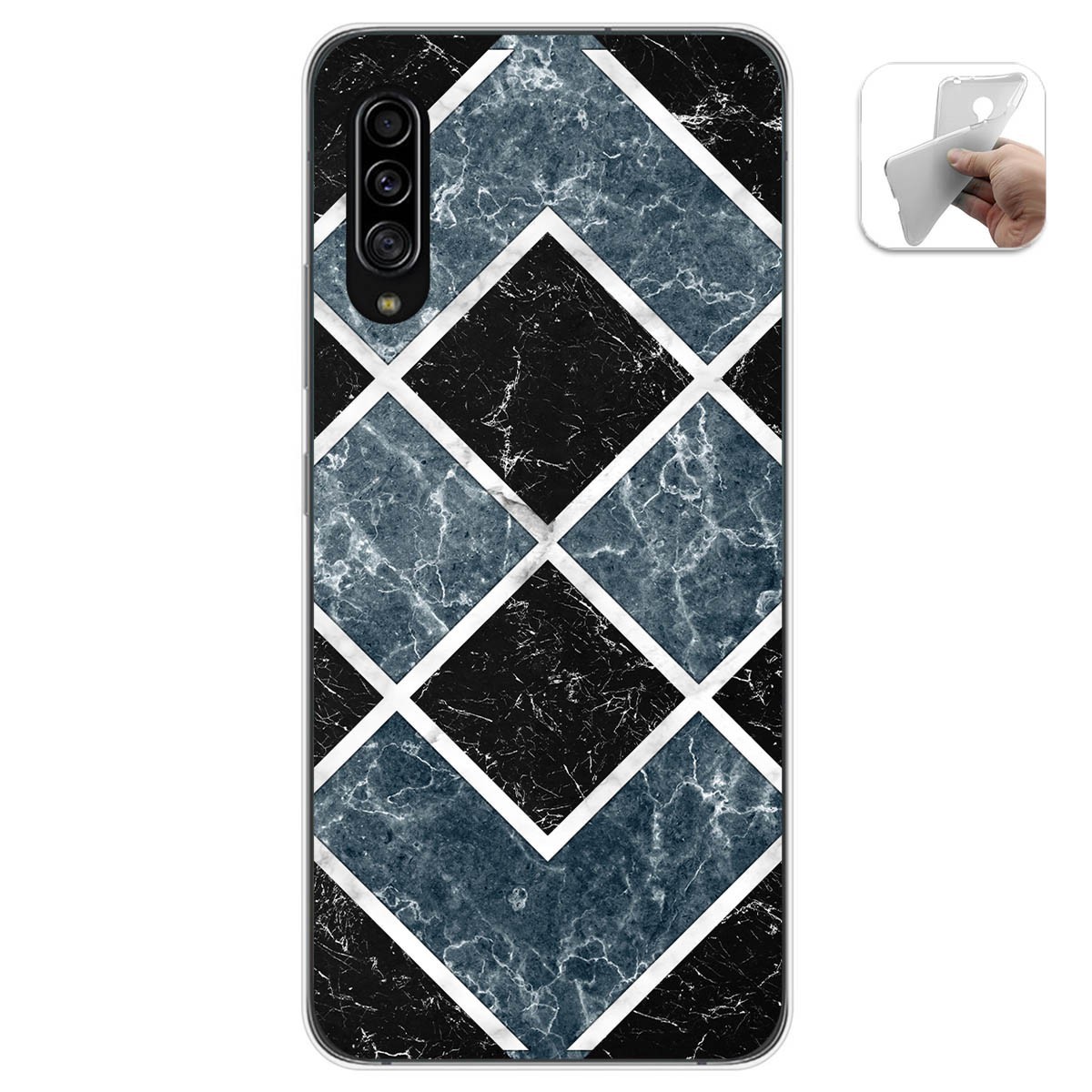 Funda Gel Tpu para Samsung Galaxy A90 5G diseño Mármol 06 Dibujos