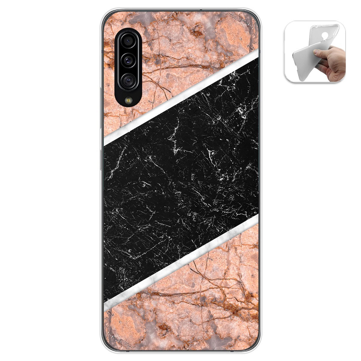 Funda Gel Tpu para Samsung Galaxy A90 5G diseño Mármol 07 Dibujos