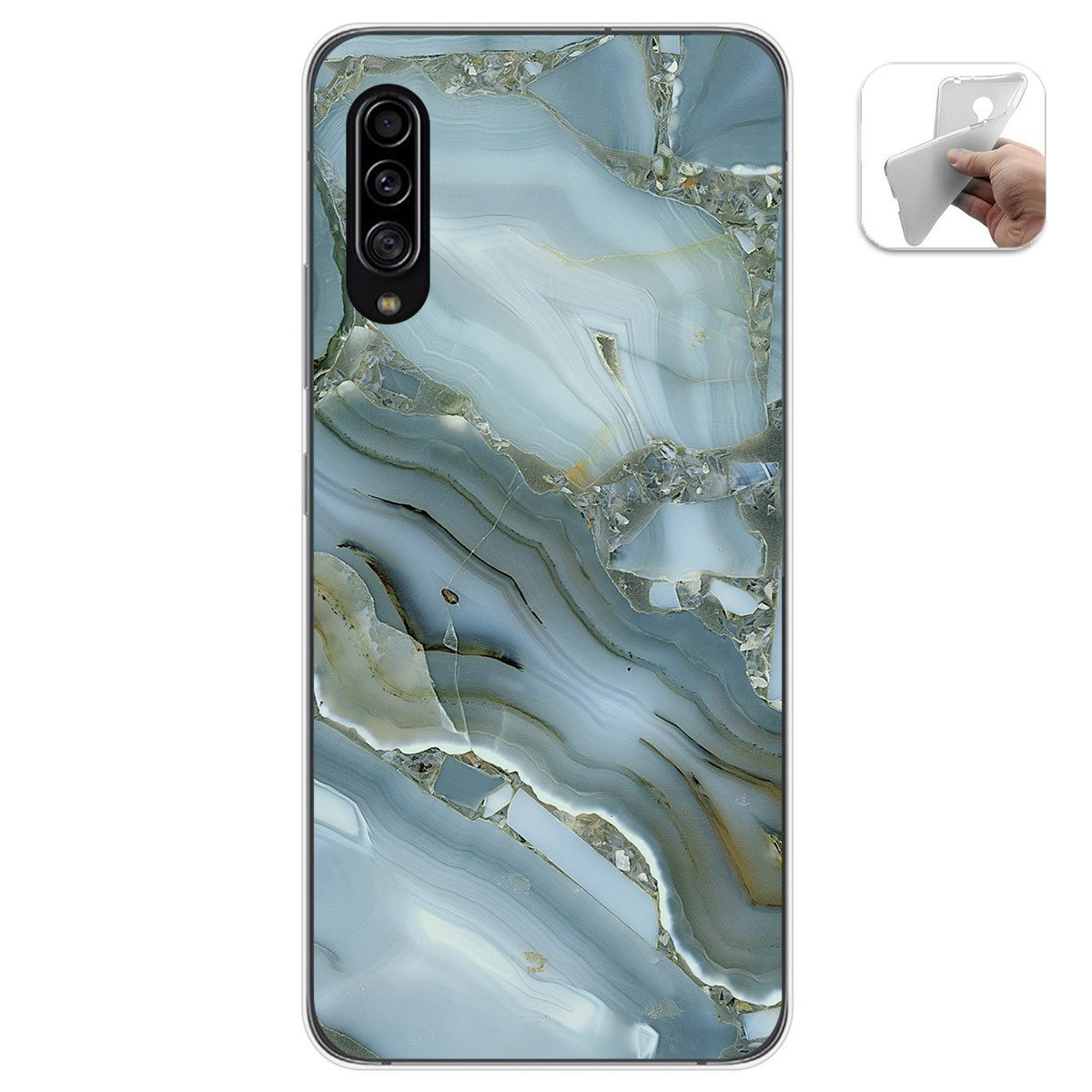 Funda Gel Tpu para Samsung Galaxy A90 5G diseño Mármol 09 Dibujos