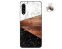 Funda Gel Tpu para Samsung Galaxy A90 5G diseño Mármol 11 Dibujos