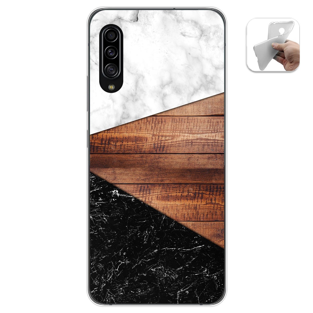 Funda Gel Tpu para Samsung Galaxy A90 5G diseño Mármol 11 Dibujos