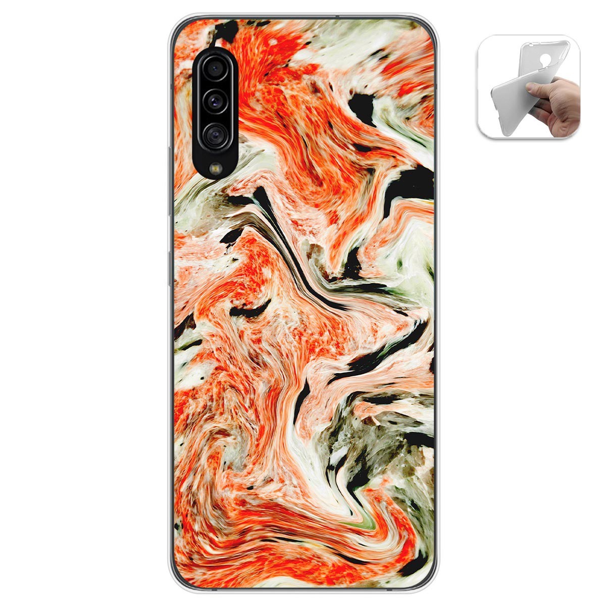 Funda Gel Tpu para Samsung Galaxy A90 5G diseño Mármol 12 Dibujos