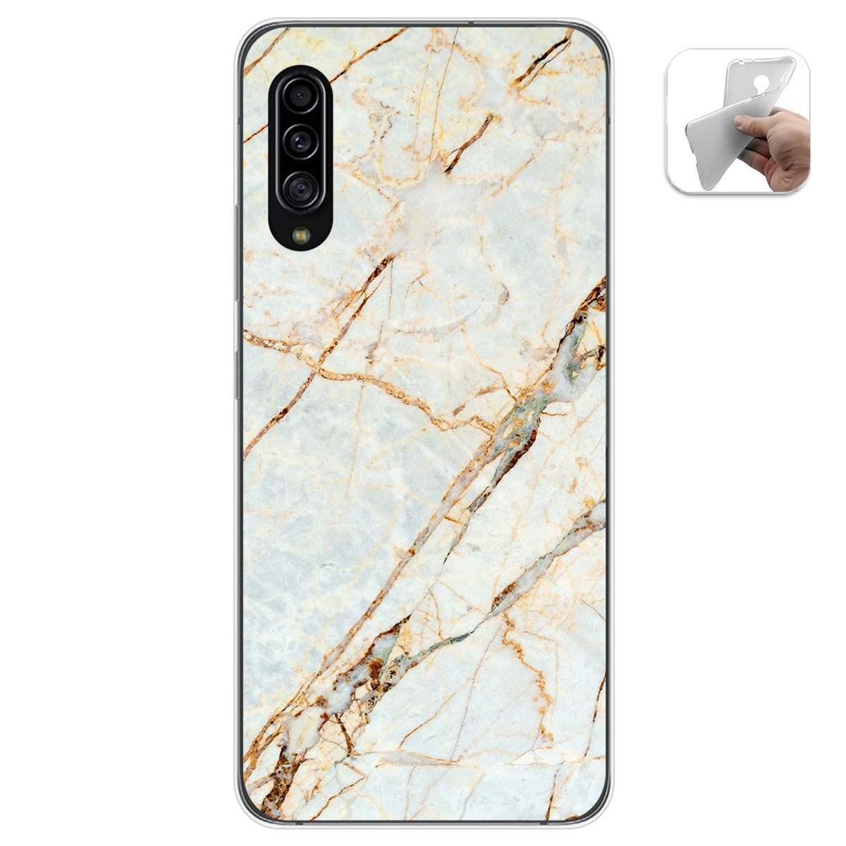 Funda Gel Tpu para Samsung Galaxy A90 5G diseño Mármol 13 Dibujos